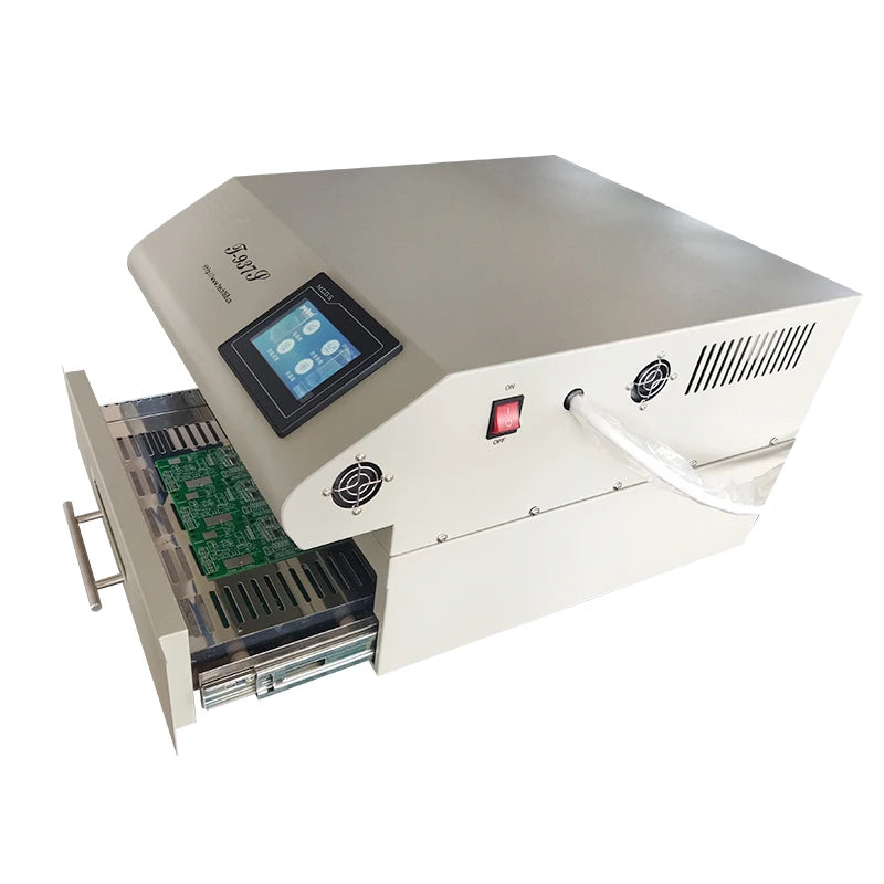 Puhui EU Standard Desktop Infrared Hot air Lcd Touch Screen Intelligent Lead Free Double Side PCB Welding T-937S Smt Reflow Oven