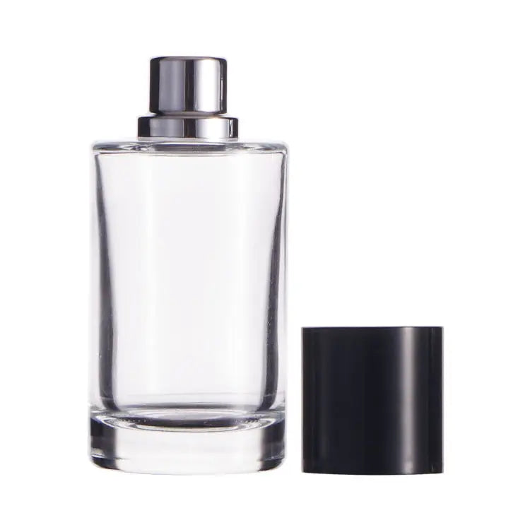 Custom Luxury Bouteilles Parfum Thick Atomiser Spray Botol Parfum 30ml 50ml Glass Perfume Bottle with Magnetic Cap