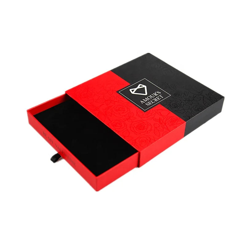 Custom Packaging Luxury Gift Box Paper Packaging Watch Band Wallet Drawer Box Sliding Paper Boxes