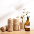 Hot Selling 1mm-2mm Durable Jute Twine 2-3 Ply Natural Fiber Twisted Rope Model RPJT01 Best Price Ball Packing for DIY MegaBDM