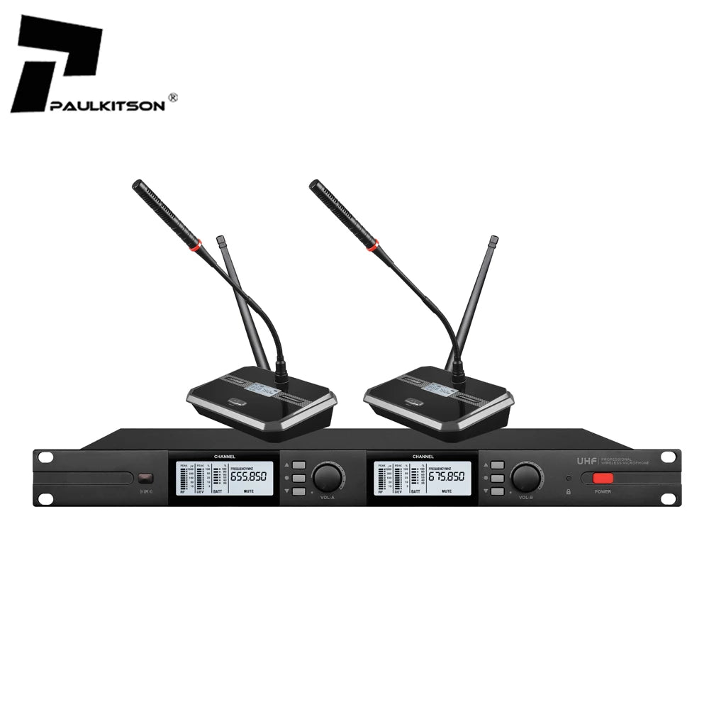 KP720 Professional Bluetooth Wireless Microphone System for Studio and Conference Use