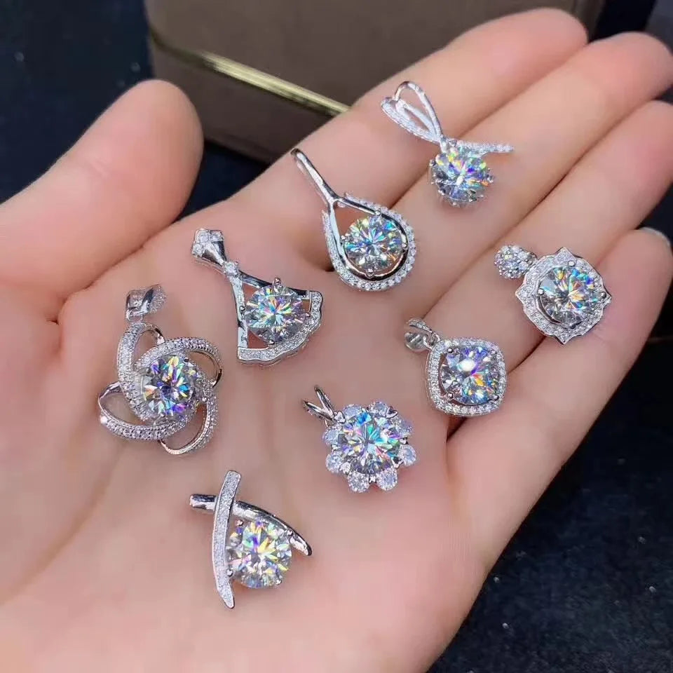 CAOSHI Latest Different Styles Mulyi Shapes Necklace Pendant Chains with Stainless Steel Women Silver Necklaces Fashion
