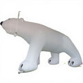 Outdoor Giant Inflatable Polar Bear 4m High Giant Polar Bear Decoration Inflatable Toy