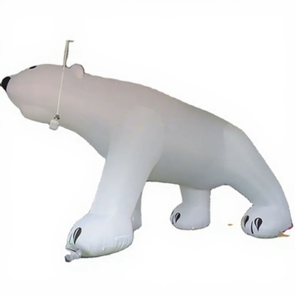 Outdoor Giant Inflatable Polar Bear 4m High Giant Polar Bear Decoration Inflatable Toy