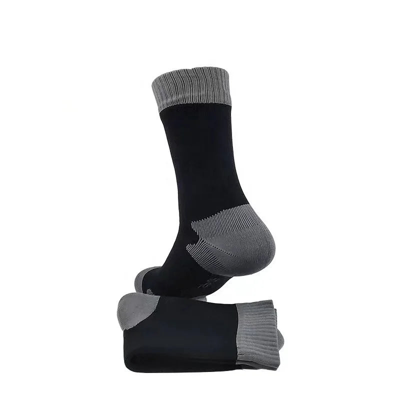 Wholesale Custom Logo Waterproof Crew Winter Knitted Outdoor Socks for Hiking