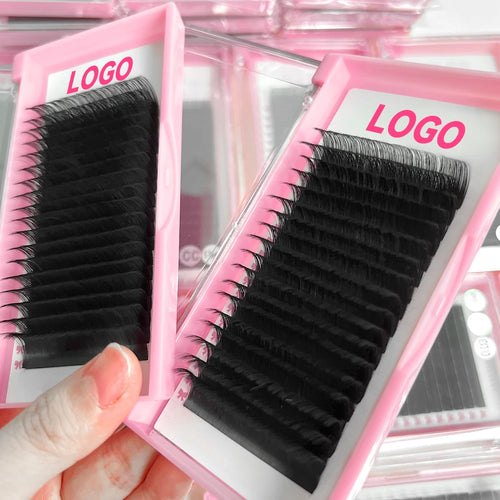0.05 0.07 mm Individual Classic Volume Natural Long Handmade Korean PBT Velvet Eyelash Extensions