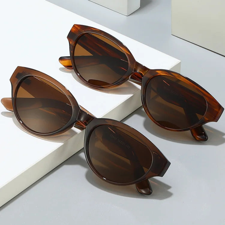 Vintage Popular Plastic Small Cat Eye UV400 protection Shades Lady Girl Gift Butterfly Vintage Oval Sunglasses Lunette De Soleil