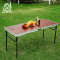 Portable Multi-Purpose Aluminum Folding Table for Home Study Picnic Market Stall Outdoor Dining Modern Design Outdoor Furniture