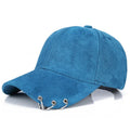 Design Your Own logo Suede Baseball Cap 6 Panel Fitted Youth Sport Cap With Ring