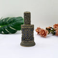 10ml Luxurious Middle East Dubai Egyptian Style Hollow Engraved Embroidered Sprayer Arabic Perfume Bottle