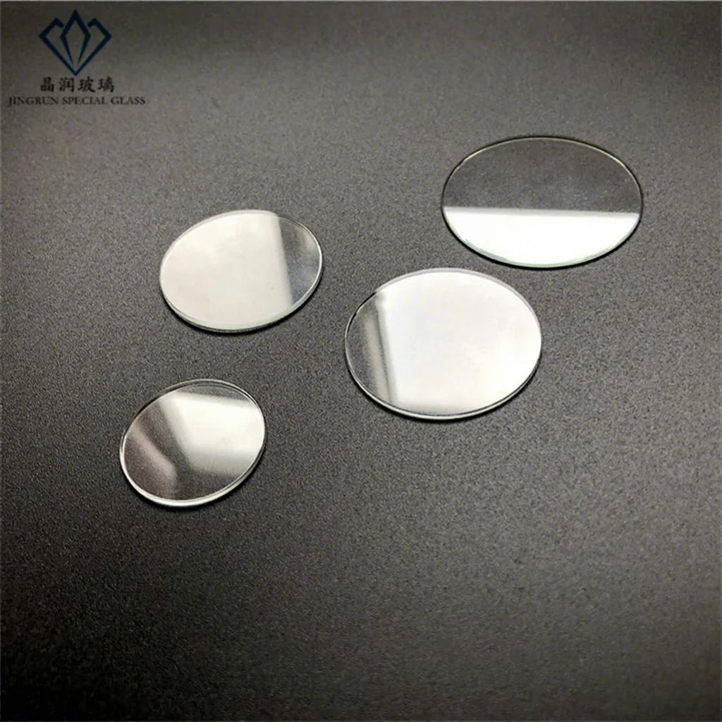Customized Flat 0.8mm Thick 25mm OD Wear-resisting Optical Sapphire Glass for Watches Protector Accessories