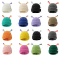 Wholesale Manufacturer Direct Sale Women Winter Warm Knit Hat Wool Snow Ski Caps Cartoon Funny Shining Horn Warm Knit Hat
