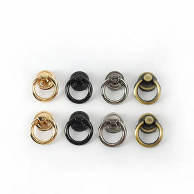 Meetee BF768 Alloy Rivet Clip Screw O-ring Hook Buckle With Handle DIY Chain Side Buckle Hardware