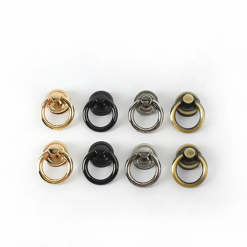 Meetee BF768 Alloy Rivet Clip Screw O-ring Hook Buckle With Handle DIY Chain Side Buckle Hardware