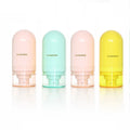 In Stock Cosmetic Tube Empey 15ml 30ml 50ml 1 oz Yellow Green Pink Down Airless Sun Screen Bottle Pump Bottle