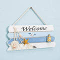 Nautical Products HYE01 Eco-Friendly MDF Welcome Sign Mediterranean Home Decor