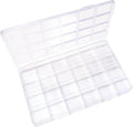 Bead Organizer Clean Organizer Box 24 Grids Beading Storage Craft Organizers and Storage Jewelry Box