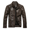 Custom Wholesale Utility PU Windbreaker Coat Clothes Motorcycle Fleece Synthetic Leather Jacket for Men
