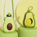 Creative Cute Avocado Straw Water Bottle for Kids High-Appearance Portable Carrier for Outdoor Sports & Camping for Running