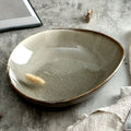 Factory Direct Wholesale Irregular Ceramic Soup Plateporcelain Modern Restaurant and Hotel Used Dinner Dishes Plates