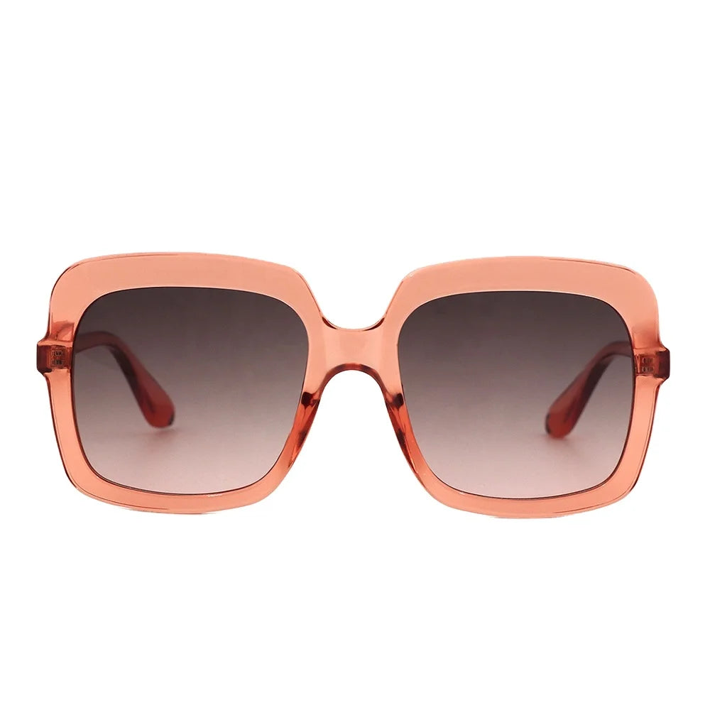 VIFF HP20306 Vintage Oversized Big Fashion Women Sunglasses Female Ladies Square PC Sun Glasses