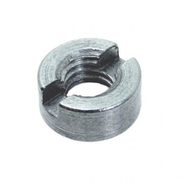 Factory Direct Sale DIN546 A2 Stainless Steel Carbon Steel Slotted Round Nut Zinc Plated for Lock