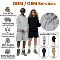 OEM Tracksuits Hoodies Sweatshirts Short Sets Terry Cotton High Quality Winter Custom Clothing for Unisex