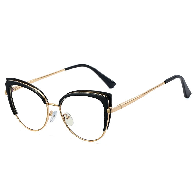 2023 New New Arrival Vintage Optical Frames TR90 Metal Anti Blue Light Eyeglasses Eyewear Trends Blue Light Blocking UV400 Protection Optical Frames