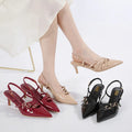 Y 35-41 Closed Pointed-toe Stiletto 6cm Fine High Heels Heeled Sandals Single Shoes for Women Ladies Female