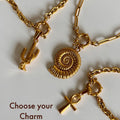 Ocean Elements DIY Pendant Necklace Wind Beach Scene Cross Starfish Denim Boots Twelve Stainless Steel Pattern Starfish