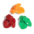 Creative Personalized Resin Acrylic Leaf Brooch Wedding Gift Geometric Tree Leaves Corsages Clothing Accessory