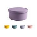 Single Tier Circular Food Grade Silicone Lunch Box 100% BPA-Free for Freshness Preservation Single Tier