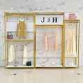 Factory Stainless Steel Clothes Stand Apparel Garment Display Rack Heavy Duty Retail Shop Display Racks and Stands