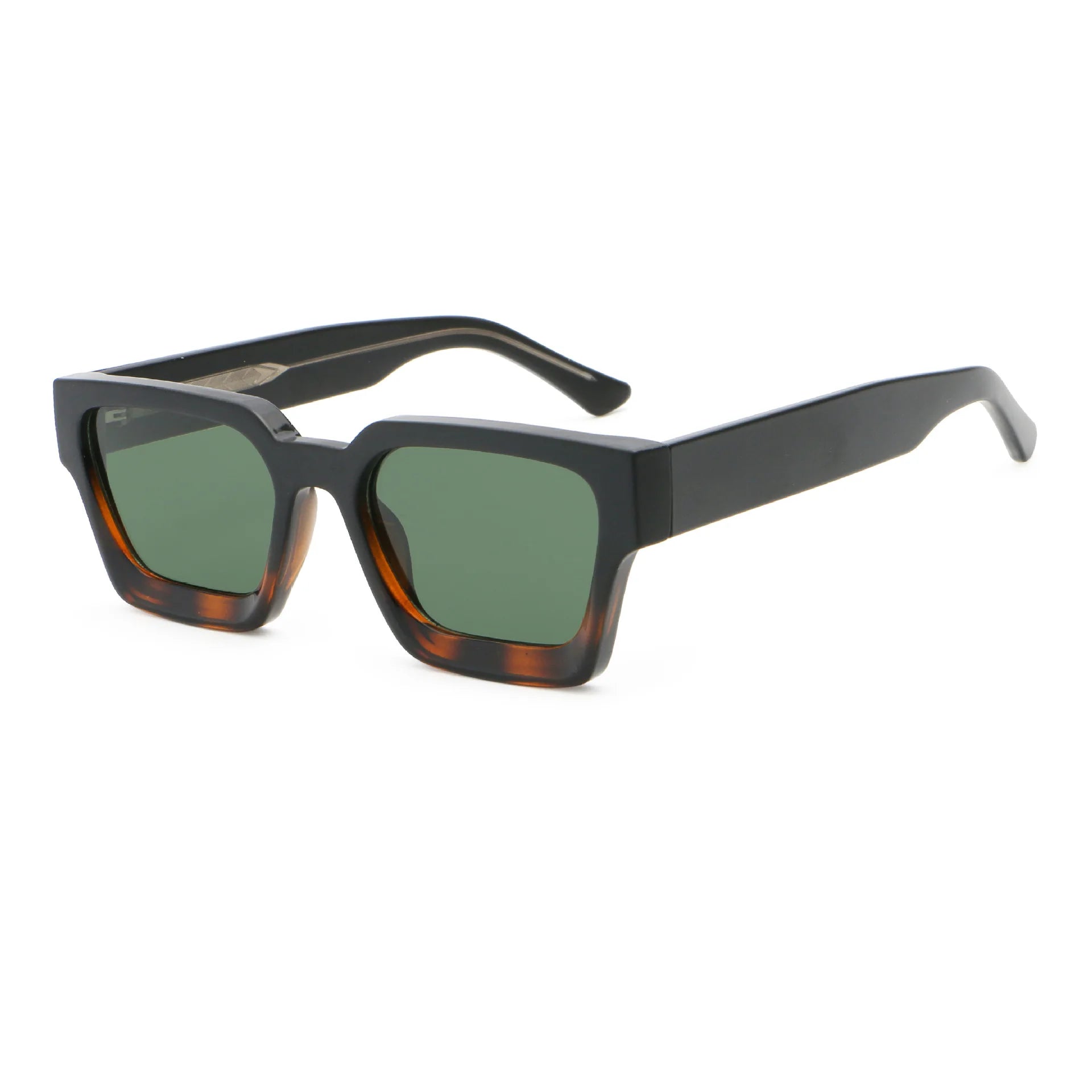 2024 Luxury New Sunglasses for Men Wholesale Big Square Frame Sun Glasses with UV Protection Glass Lenses