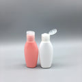 Cute Hand Wash Liquid Soap Waterless Gel Packaging 60ml Transparent Plastic Bottle with Screw Cap Lid Custom Screen Printing