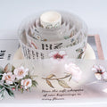 Custom High-end Precut Matte PET Tape Sticker Rolls for Journaling and Scrapbooking