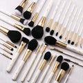 BEILI Eye Cream Applicator and Skincare Brush White Luxury Cosmetic Makeup Brush Set Private Label