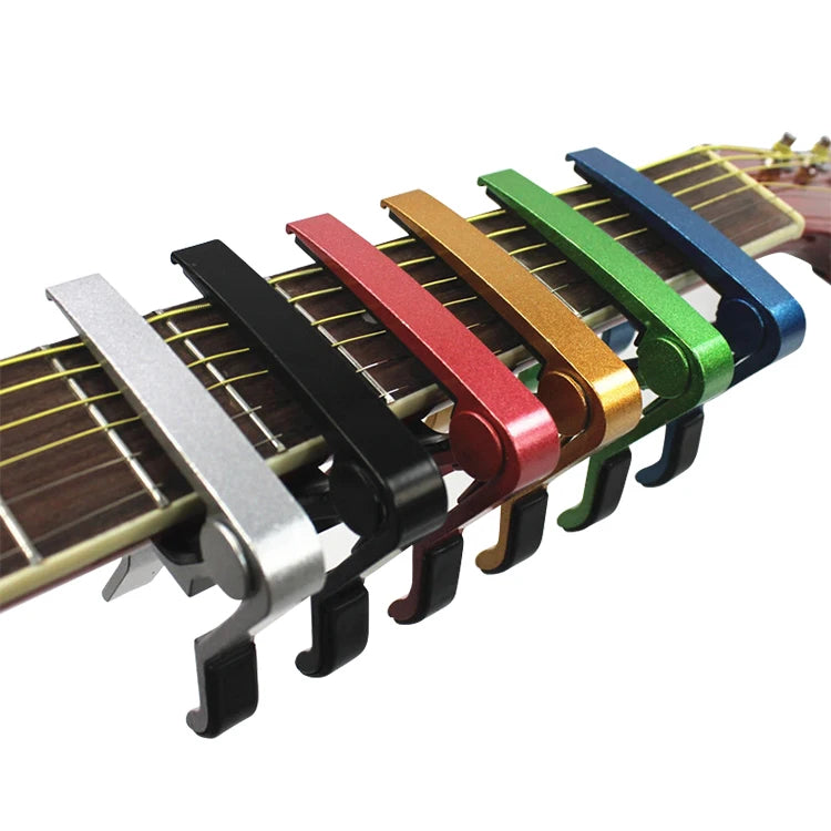 Wholesale Hot Selling Cheap Aluminum Professional Good Handfeeling Acoustic Guitar Accessories Multi Color Classic Guitar Capo