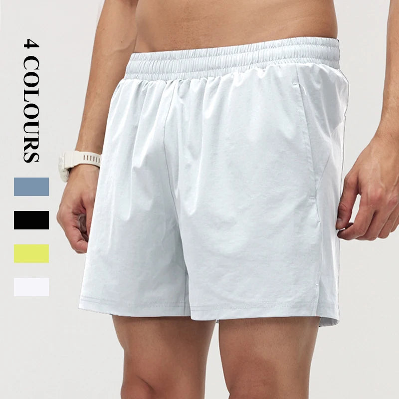 2025 Men's Lightweight Breathable Nylon Sports Shorts Quick Dry Fitness Casual Run Custom Logo Prints Summer Adult Run Back