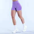 Three-Section Waist Ruched Hip-Lifting High-Waist Seamless Yoga Pants XL Spandex New Hot-Selling Solid XS Yoga Elastic Waist