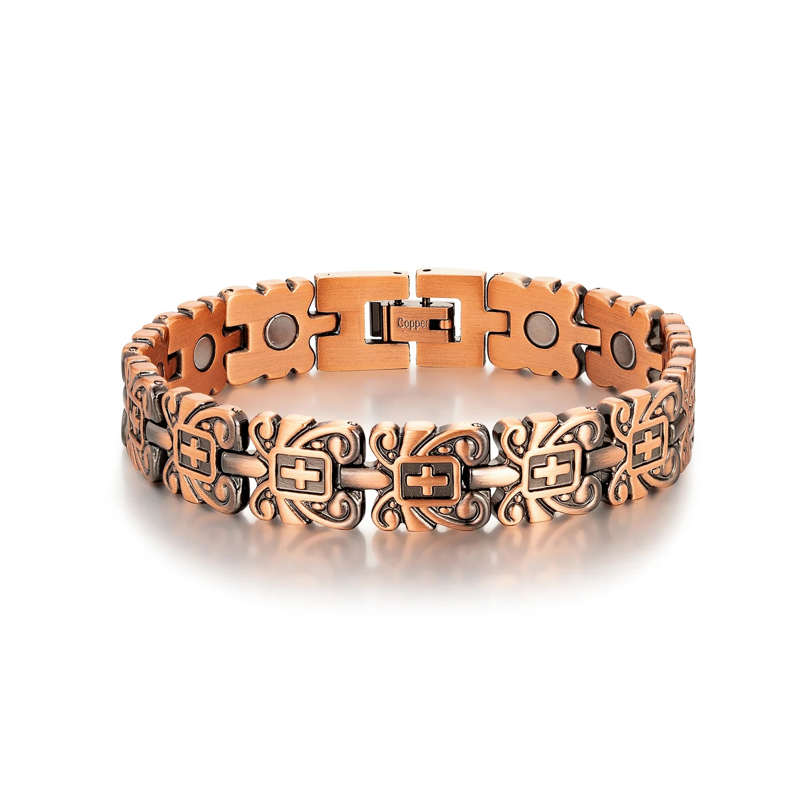 Power Magnetic Therapy Bracelet Gold Plated Care Therapy Bracelet Health Energy Magnetic Bracelet