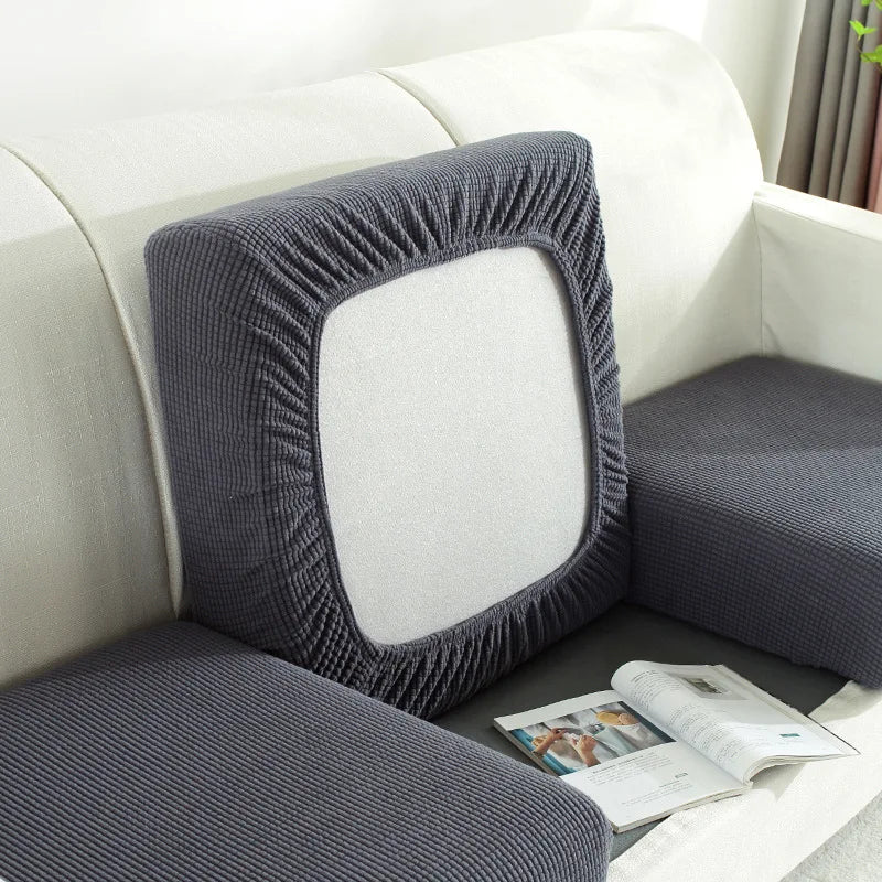 Home Textile Hot Sale Multicolor Super Stretch Polyester Thick Jacquard Textured Twill Fabric Sofa Cushions