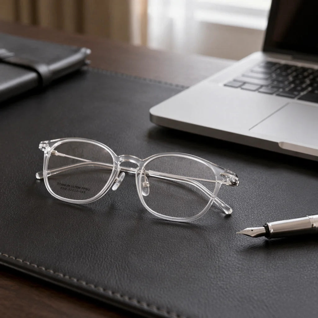 2025 New Collection Eyeglasses PPSU Frames Anti Blue Light Glasses Frame Titanium Optical Glasses Unisex