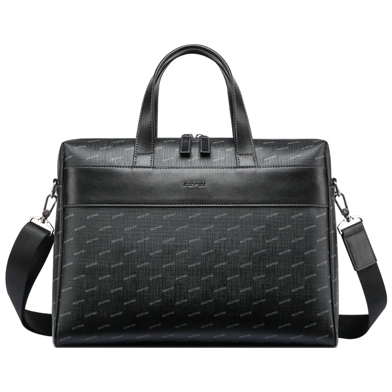 Bopai Luxury Waterproof Casual Crossbody Handbag Durable Lightweight Business Office Men 14 Inch Laptop Bag Briefcase MegaBDM