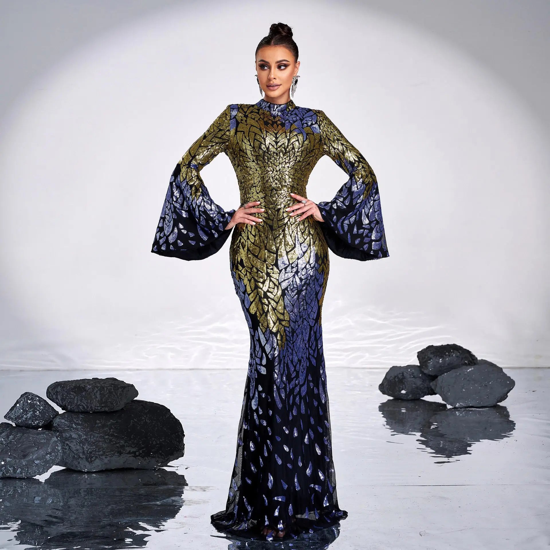 Fashion Long Dress Dress for Women Wedding Party Sexy Dress
