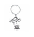 Creative Metal Teacher Appreciation Gift Keychain Keyring Jewelry Gift for Different Subjects Teacher Day Birthday Gift
