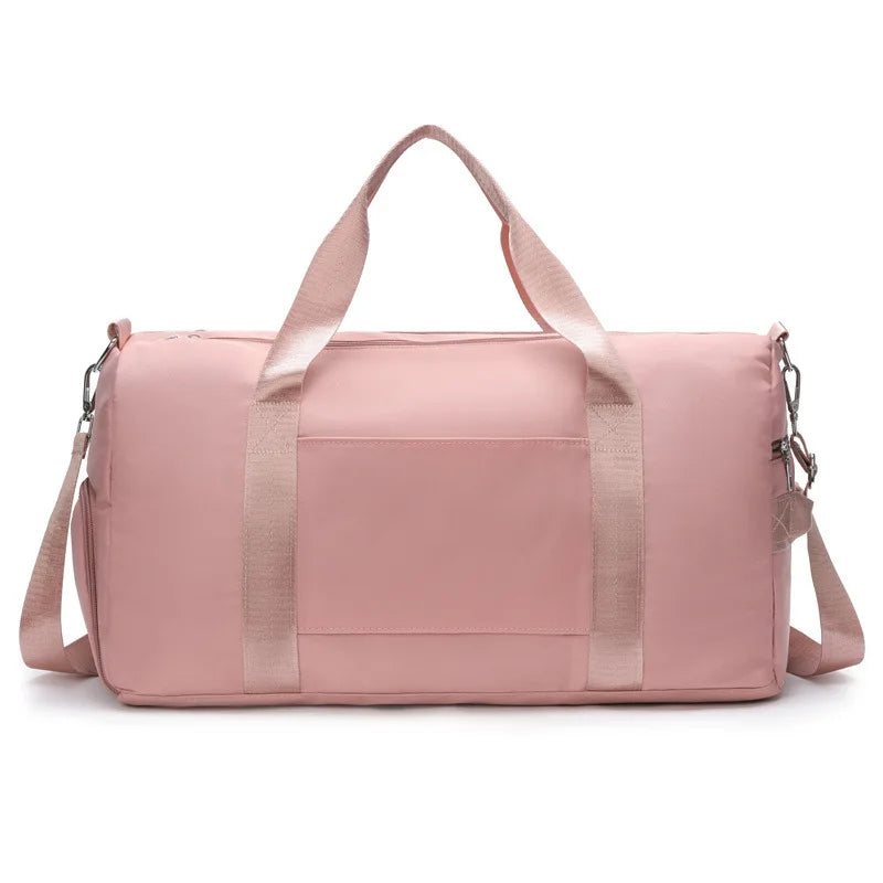 Short Distance Travel Business Trip Luggage Pull Out Trolley Sports Fitness Yoga Handheld Water Resistant Gym Bag