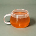 Popular 300ml Clear Glass Mug Glass Tea Cup With Handles for Tea or Coffee Bar With High Borosilicate Transparent Whisky