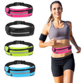 Unisex Men Women Sport Bum Bag Mobile Bag Tas Pinggang Waterproof Neoprene Nylon Jogging Running Waist Bag