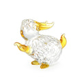 Handmade Crystal Rabbit Figurine Collectible Glass Art Zodiac Rabbit Animal Statue Spring Easter Ornament Gift